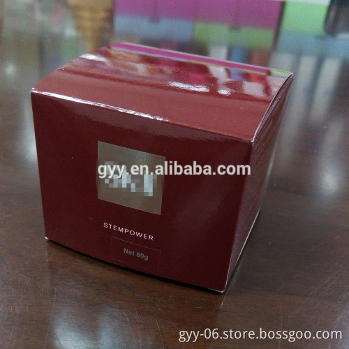 Glorious Shiny Red Paper Box, Cosmetic Gift Box, Personal Care Packaging Box